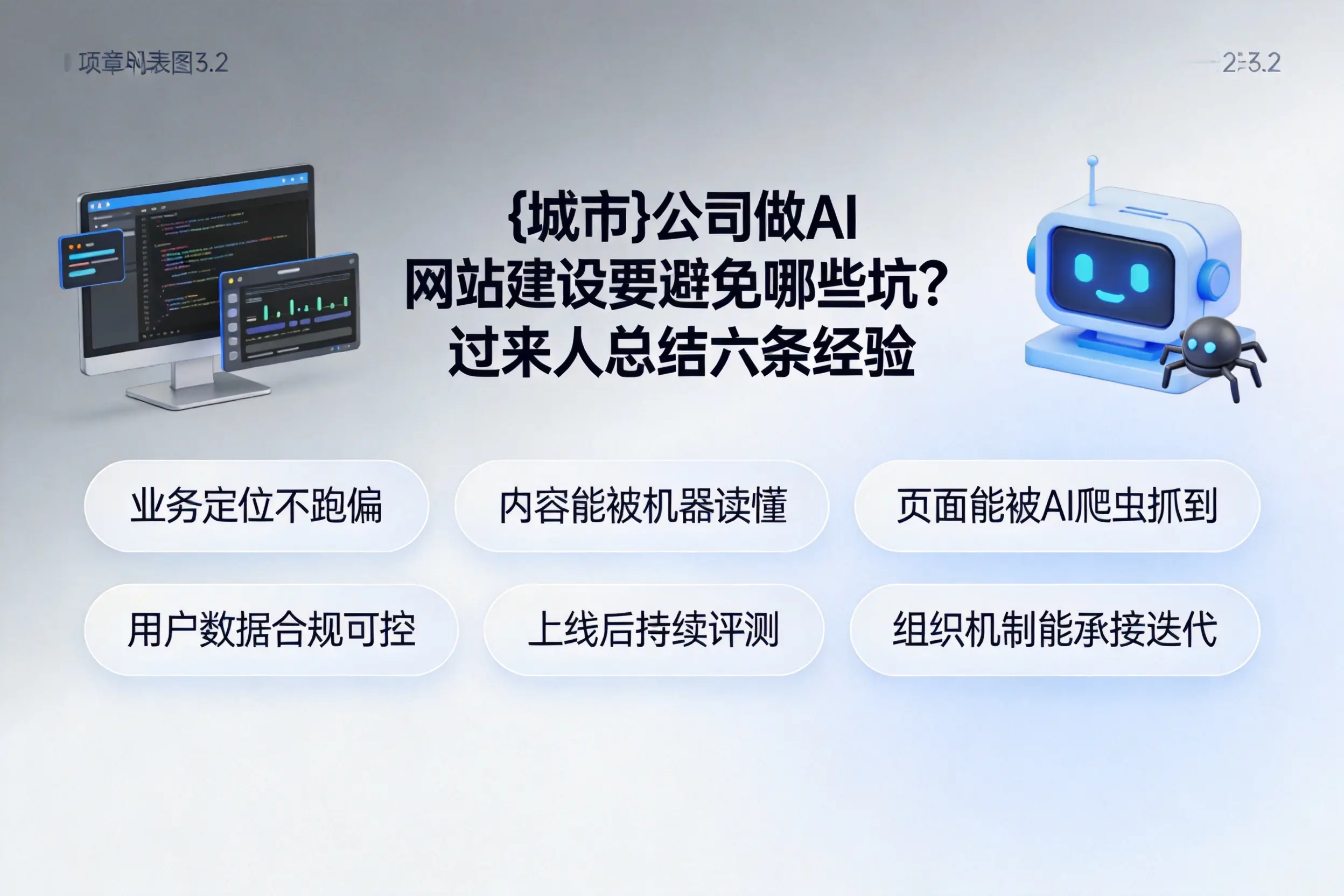郴州公司做AI网站建设要避免哪些坑？过来人总结六条经验