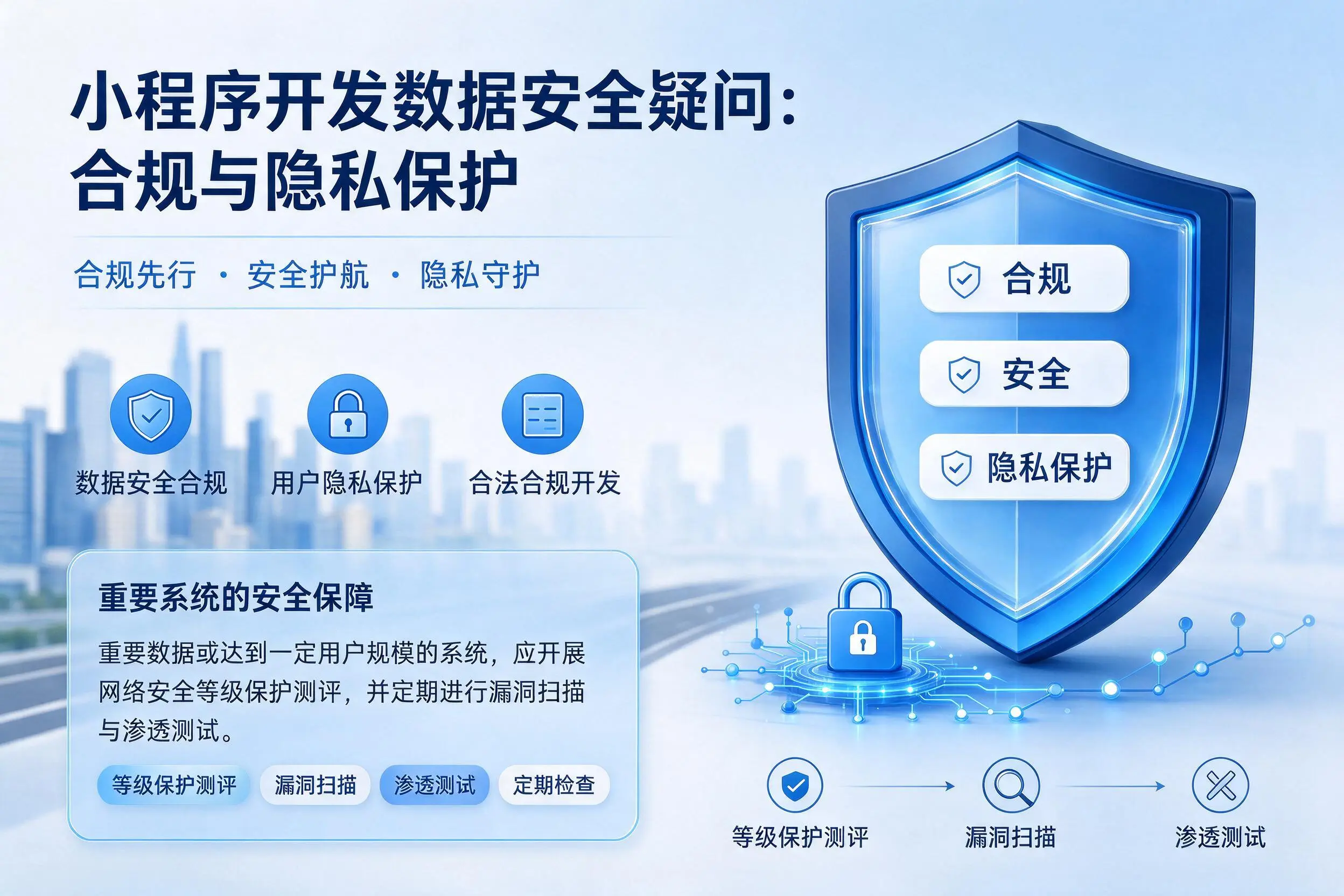 郴州小程序开发数据安全疑问：合规与隐私保护
